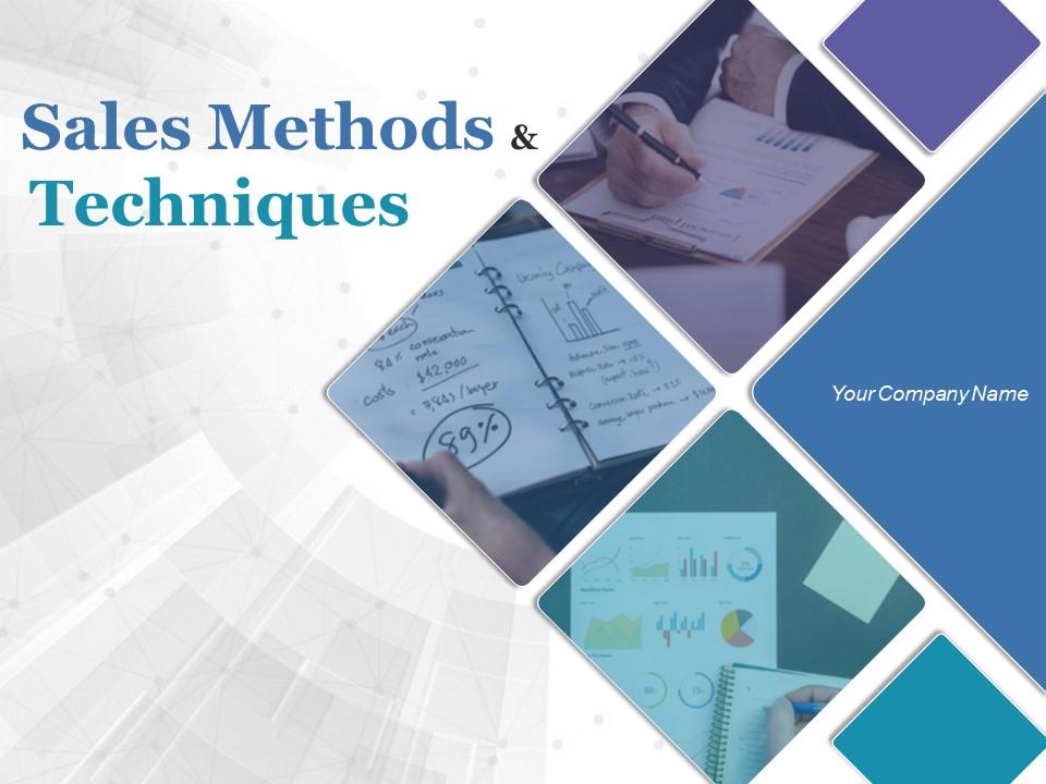 Sales Methods And Techniques Powerpoint Presentation Slides ...