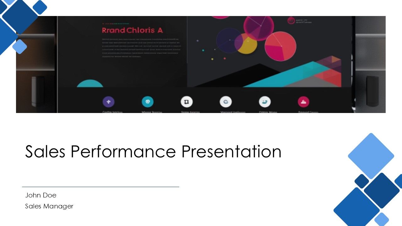 Sales Performance Presentation PPT Template AT