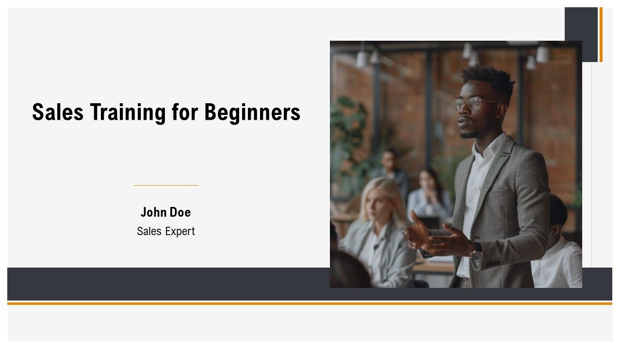 Sales Training For Beginners PPT Template AT