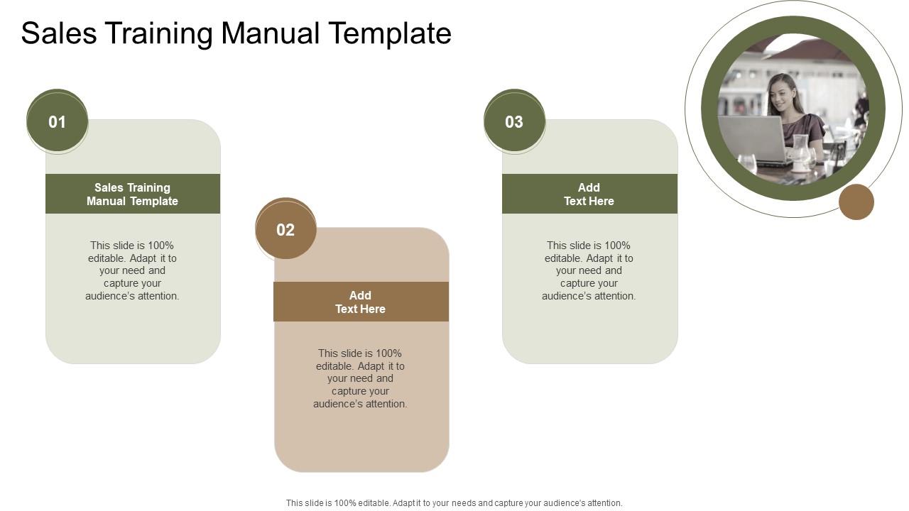 Sales Training Manual Template In Powerpoint And Google Slides Cpb PPT