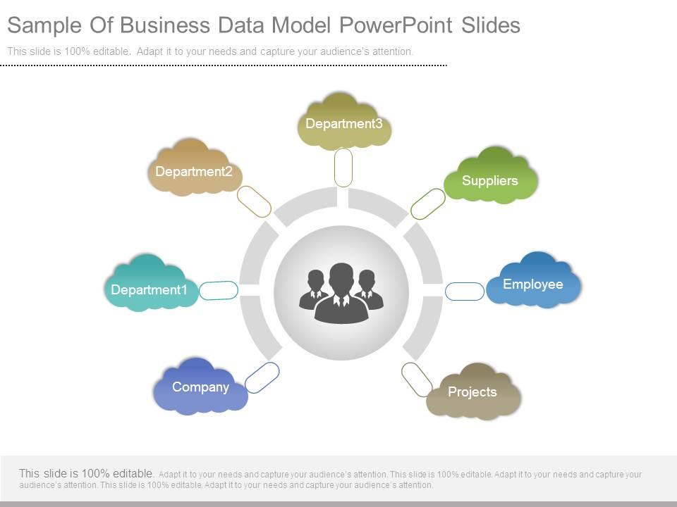 Sample of business data model powerpoint slides Slide01