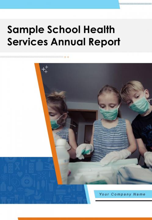 Sample school health services annual report pdf doc ppt document report template Slide01