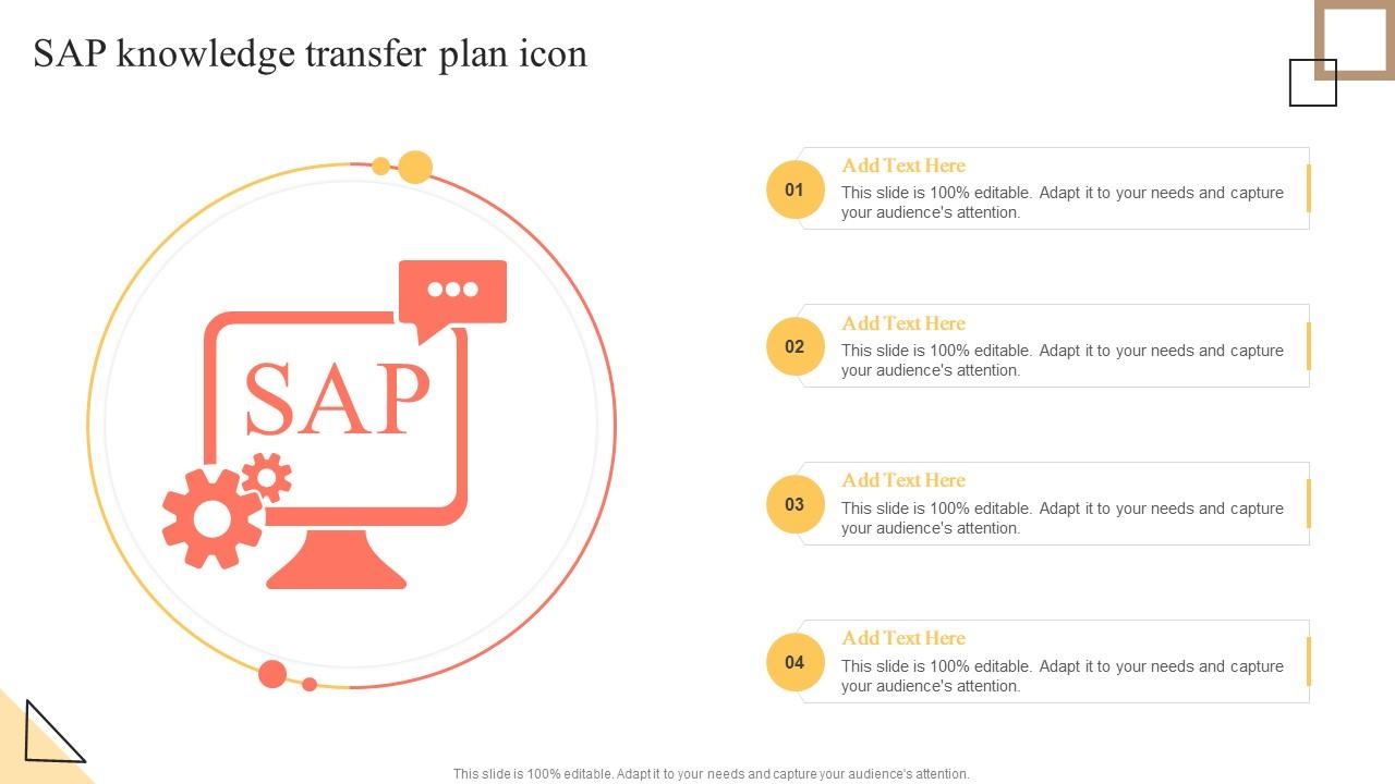 Sap Knowledge Transfer Plan Icon