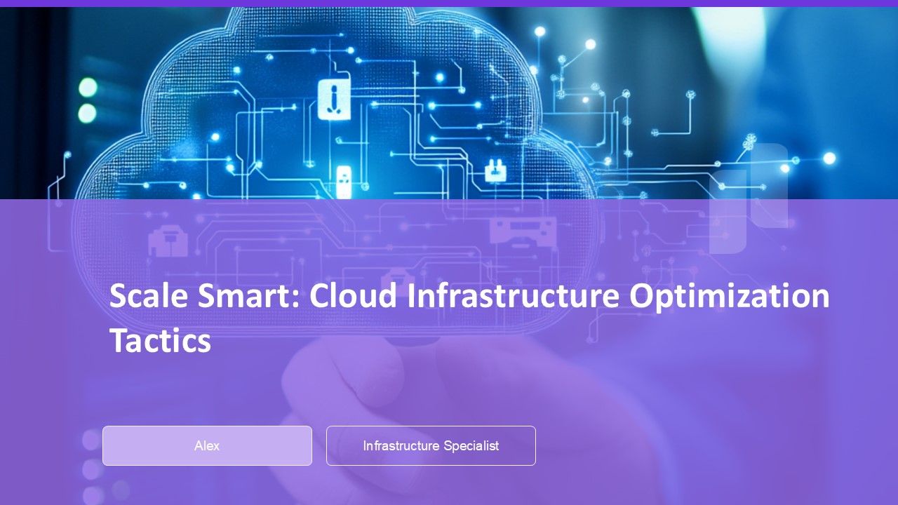 Scale Smart Cloud Infrastructure Optimization Tactics PPT Summary AT