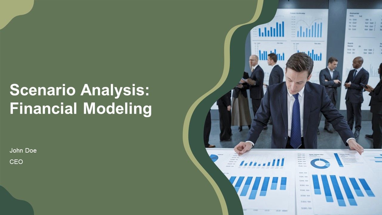 Financial Scenario Modelling Scenario Analysis Financial Modeling PPT Example AT