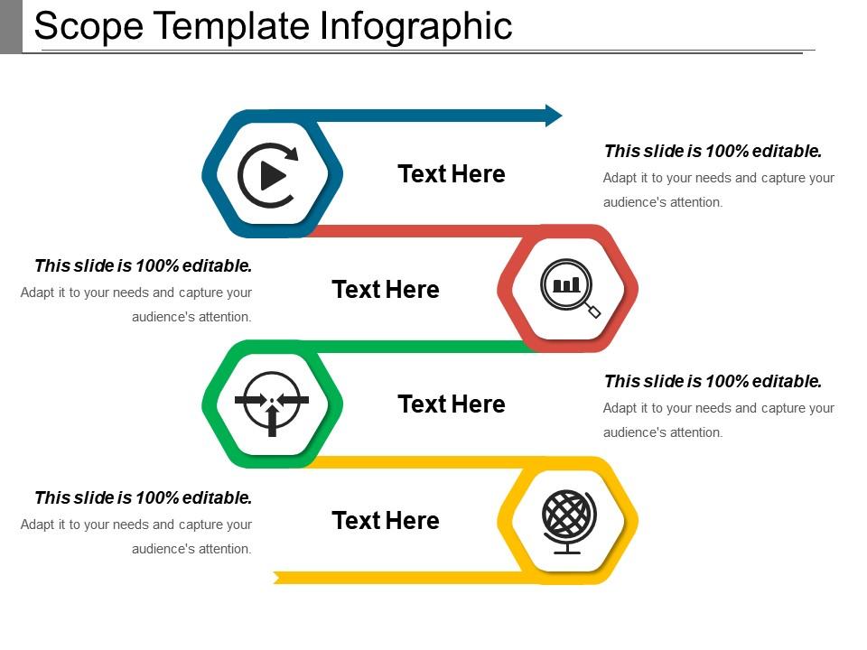 Scope Template Infographic Powerpoint Slide Designs Download