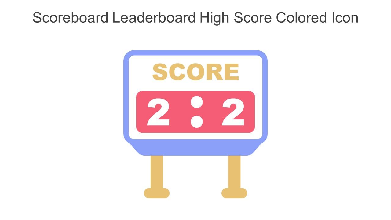 Scoreboard Leaderboard High Score Monotone Icon In Powerpoint Pptx Png And  Editable Eps Format