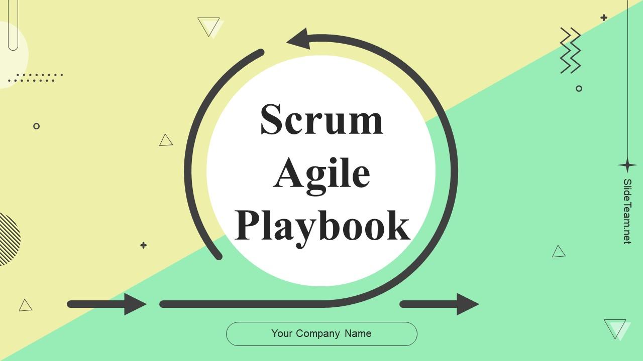 Scrum Agile Playbook Powerpoint Presentation Slides Slide01