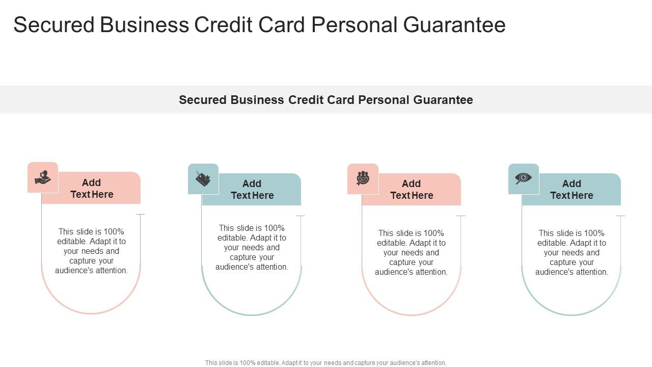 Secured Business Credit Card Personal Guarantee In Powerpoint And