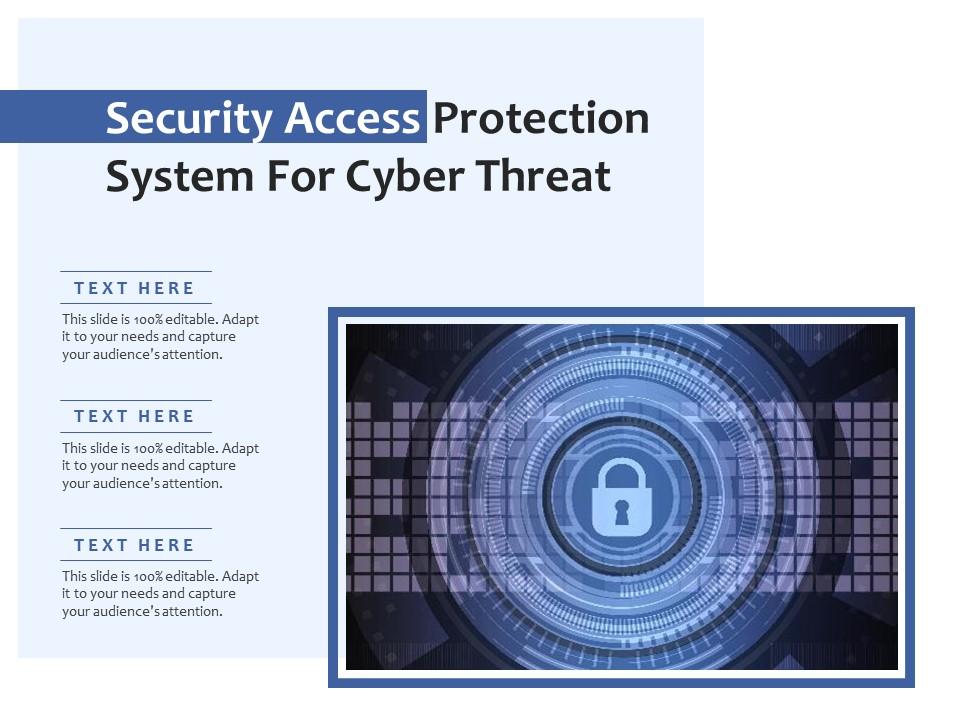 Security access protection system for cyber threat Slide01