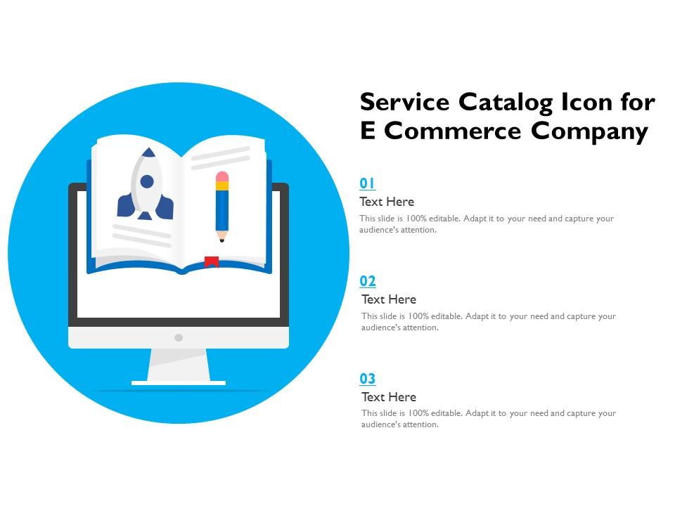 Service catalog icon for e commerce company Slide01