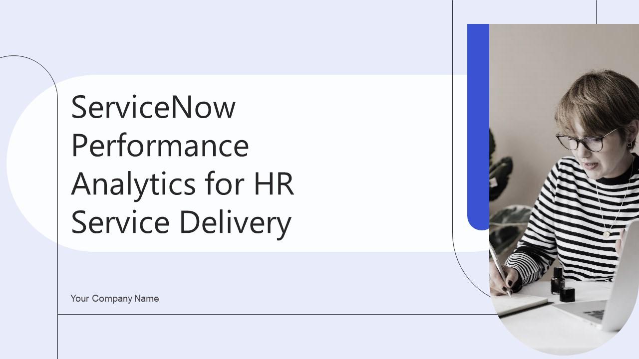 Servicenow Performance Analytics For HR Service Delivery Complete Deck Slide01