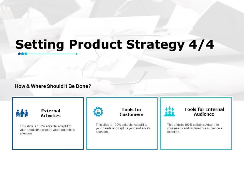 setting product strategy