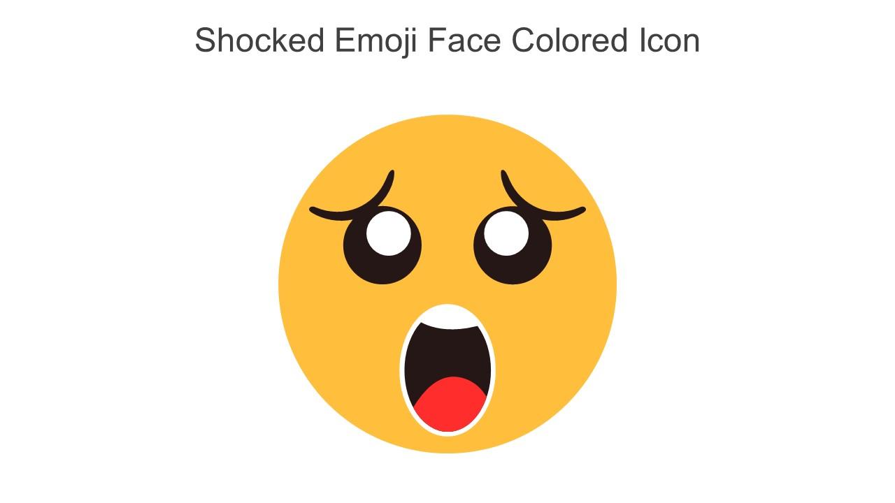 Shocked Emoji Face Colored Icon In Powerpoint Pptx Png And Editable Eps