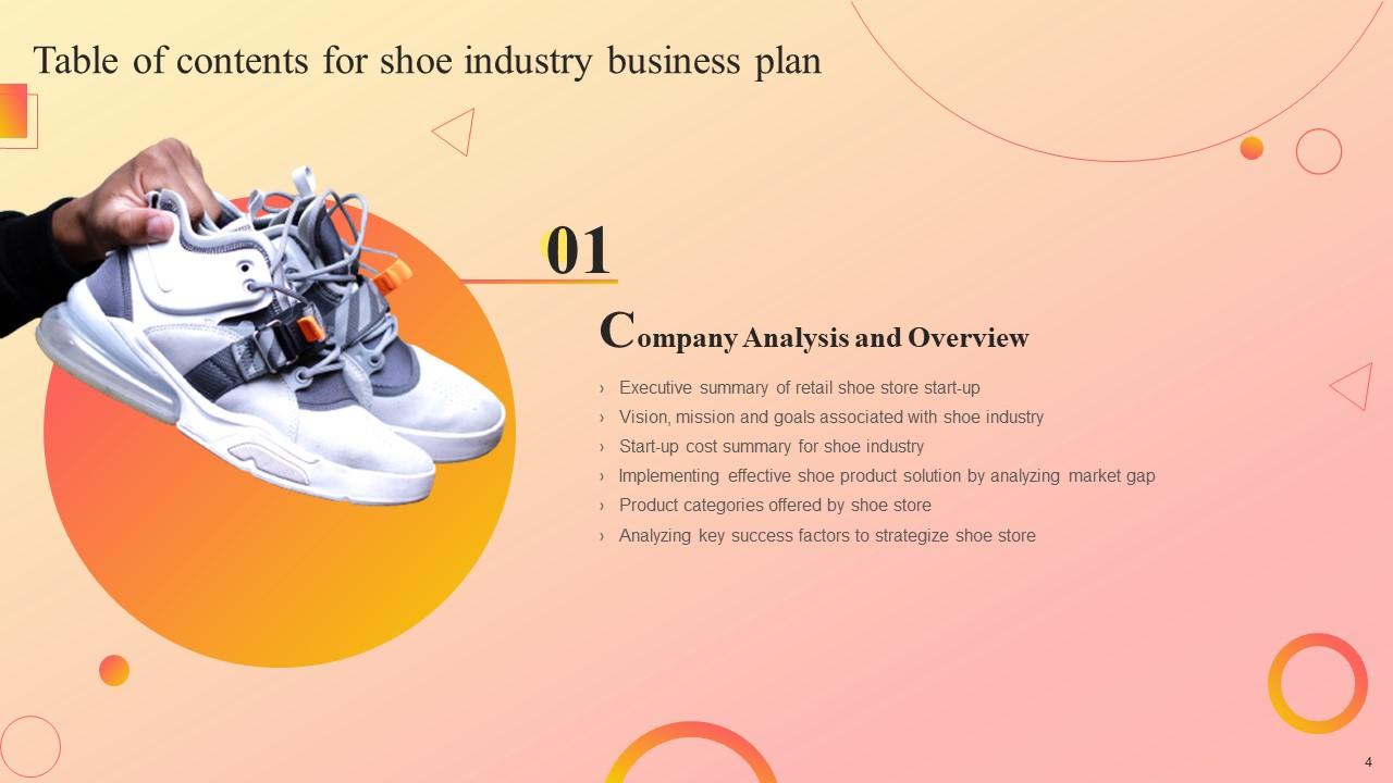 shoe business plan example