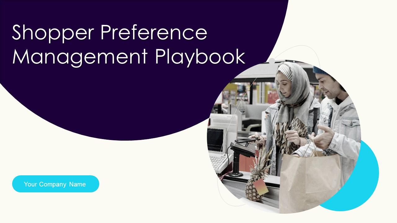 Shopper Preference Management Playbook Powerpoint Presentation Slides Slide01