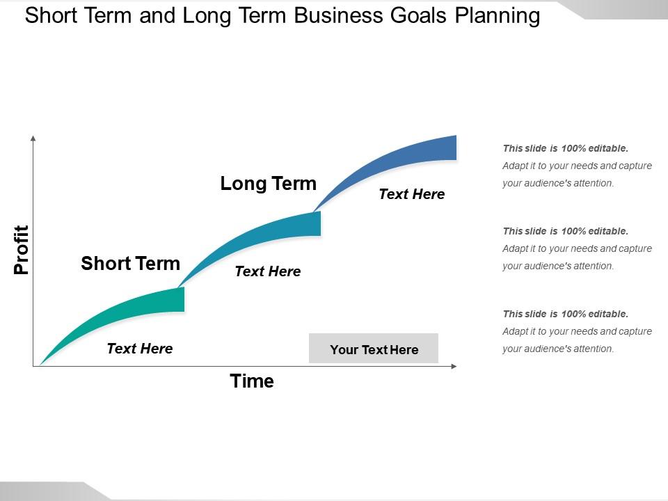 Short term and long term business goals planning Slide00