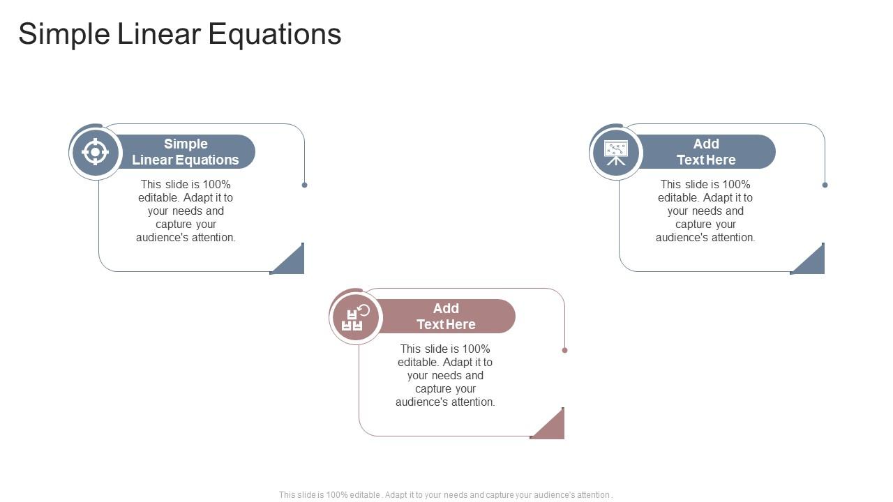 Simple Linear Equations In Powerpoint And Google Slides Cpb PPT ...