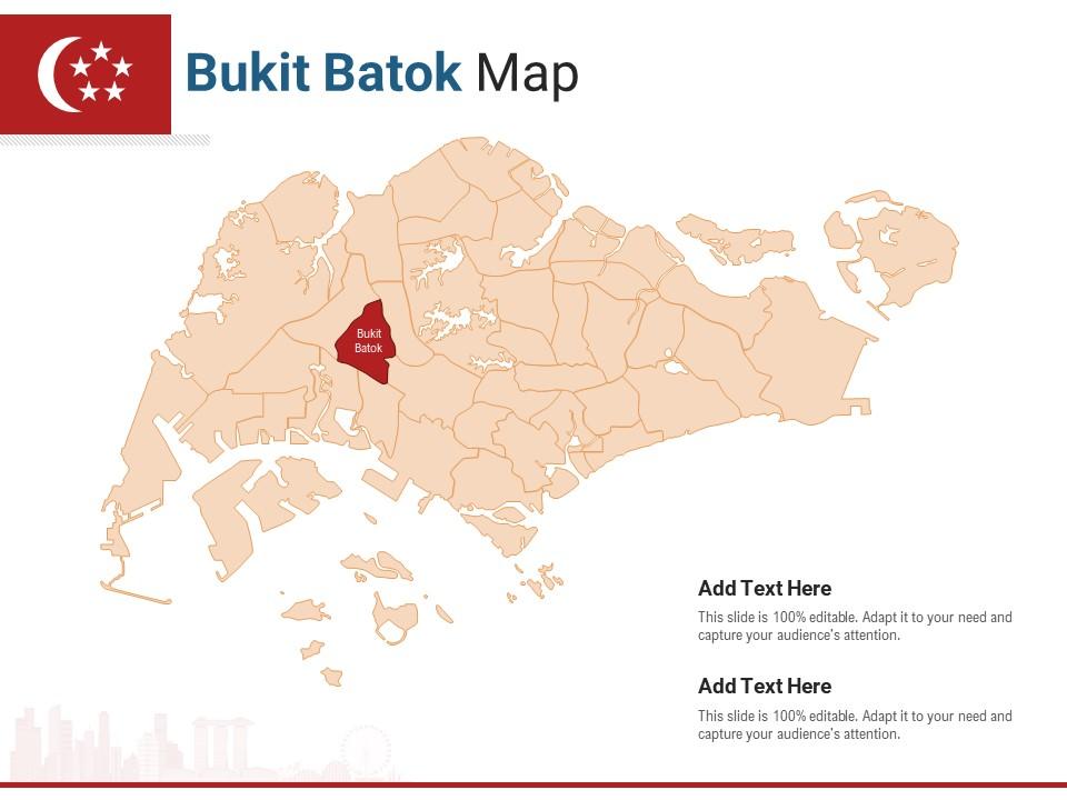 Singapore states bukit batok map powerpoint presentation ppt template Slide00