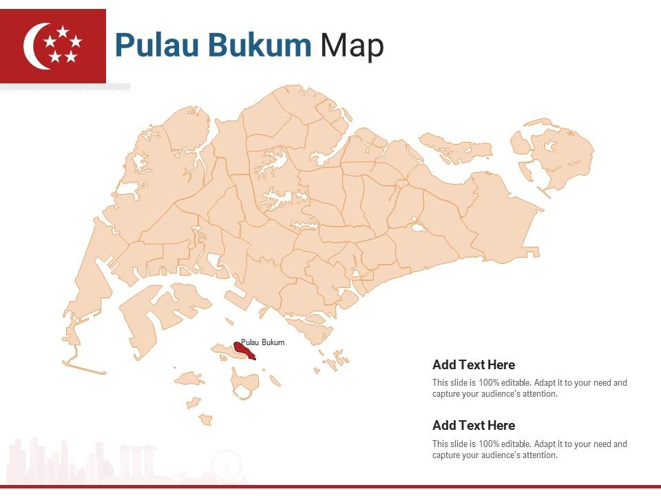 Singapore states pulau bukum map powerpoint presentation ppt template Slide00