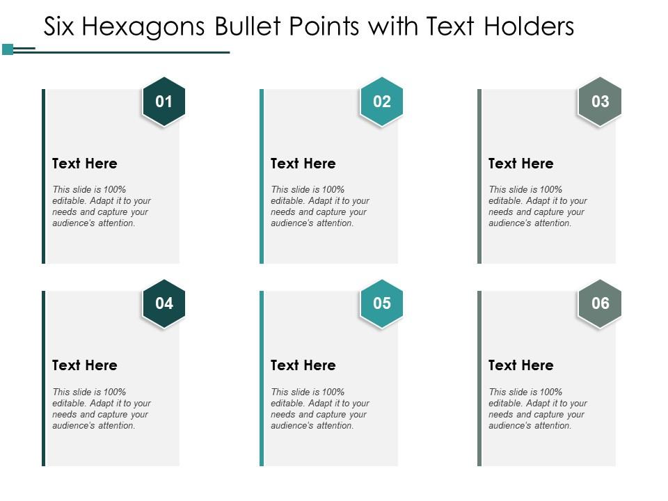 six_hexagons_bullet_points_with_text_holders_Slide01