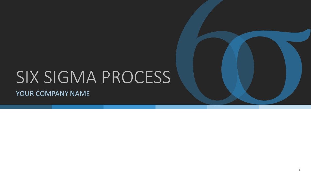 Six sigma process powerpoint presentation with slides Slide01