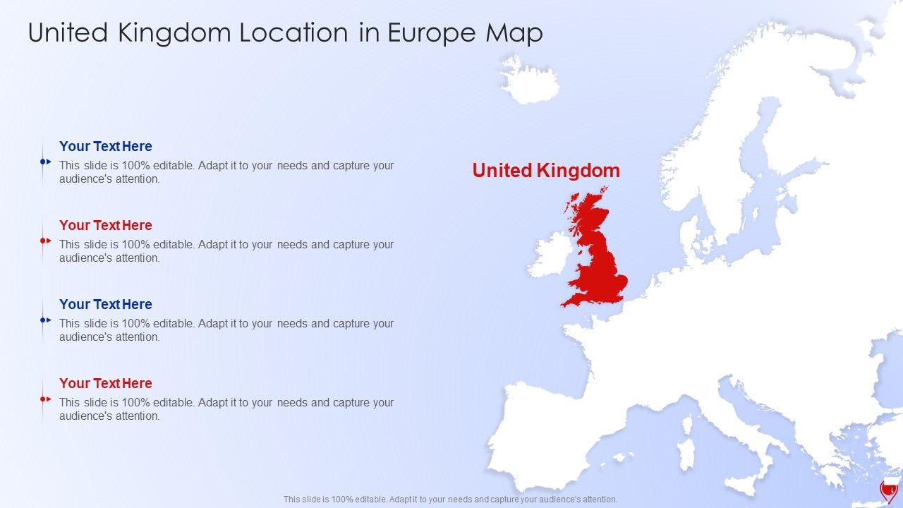 United Kingdom Location In Europe Map