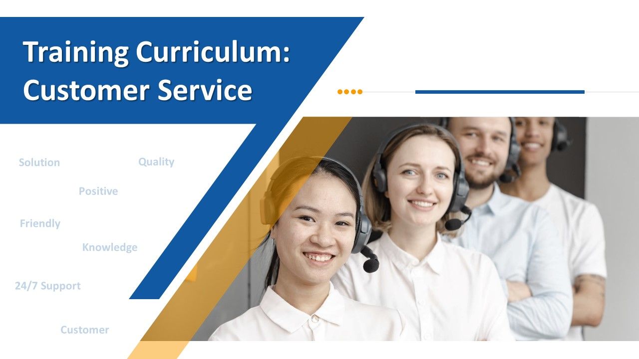 Comprehensive Customer Service Training Curriculum Edu PPT Slide 00
