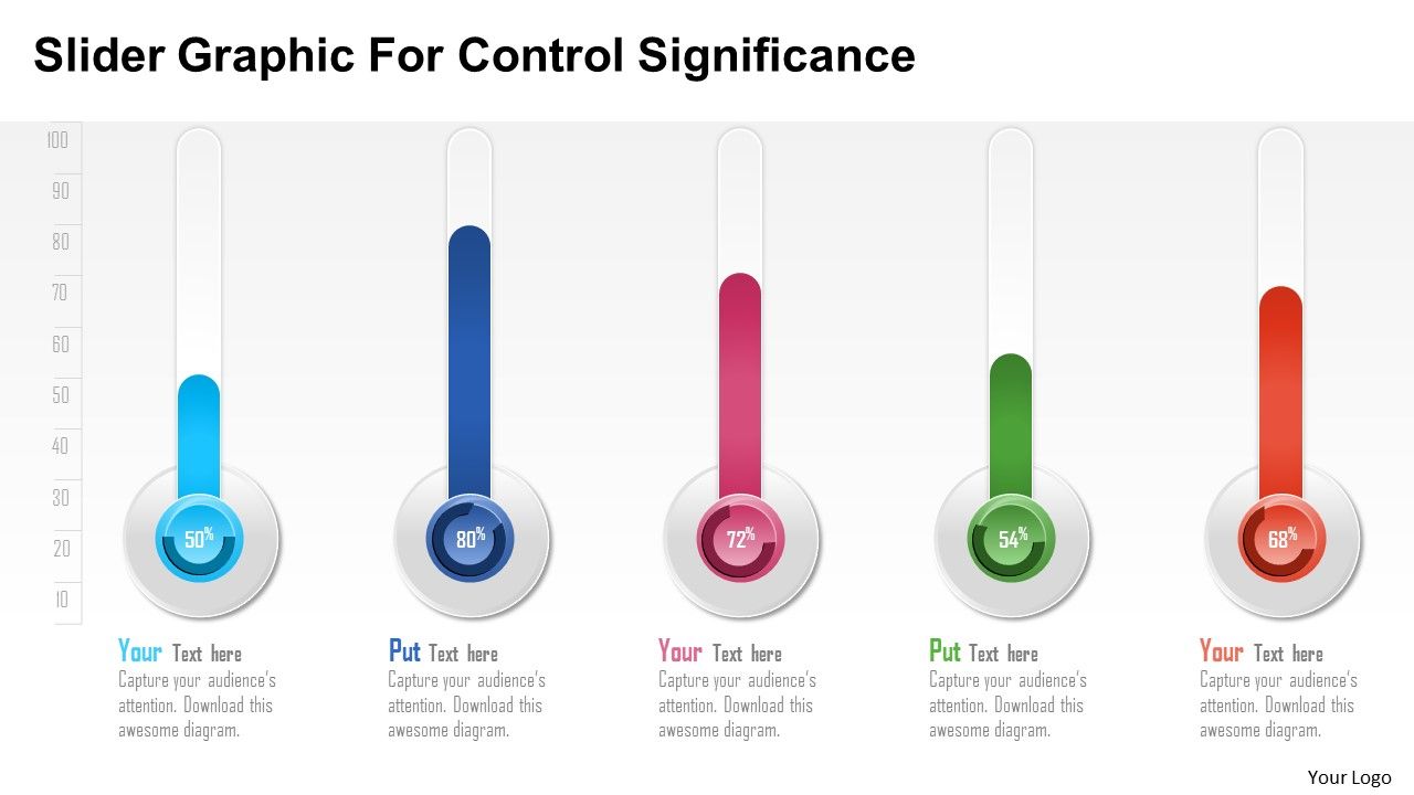 Slider Graphic For Control Significance Powerpoint Template
