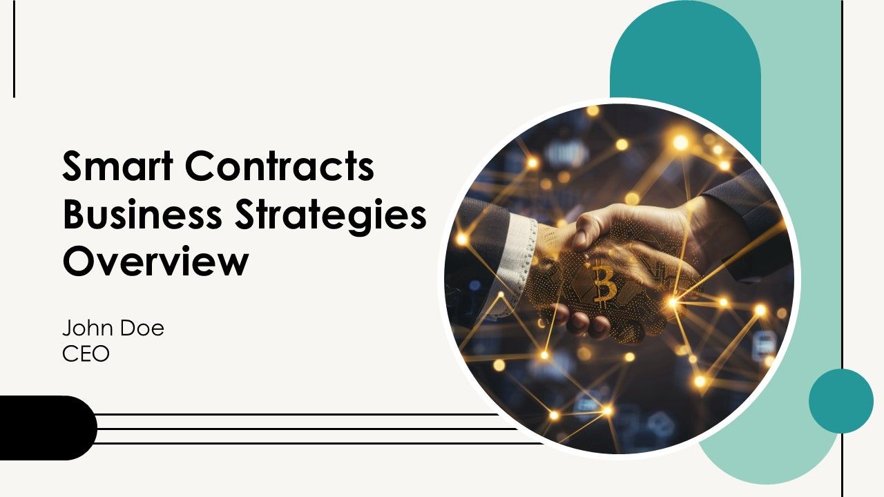 Smart Contracts Business Strategies Overview PPT Guidelines AT Smart Contracts Business Strategies Overview PPT Guidelines AT