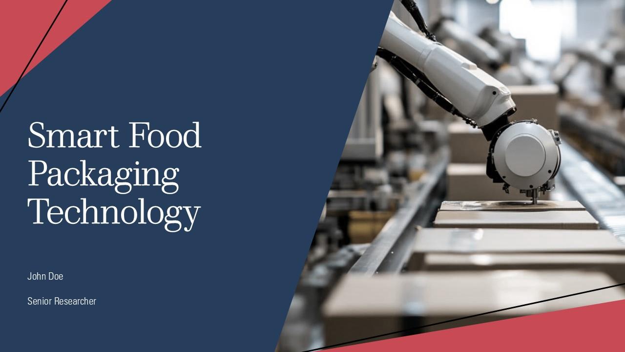 Smart Food Packaging Technology PPT Presentation ST AI