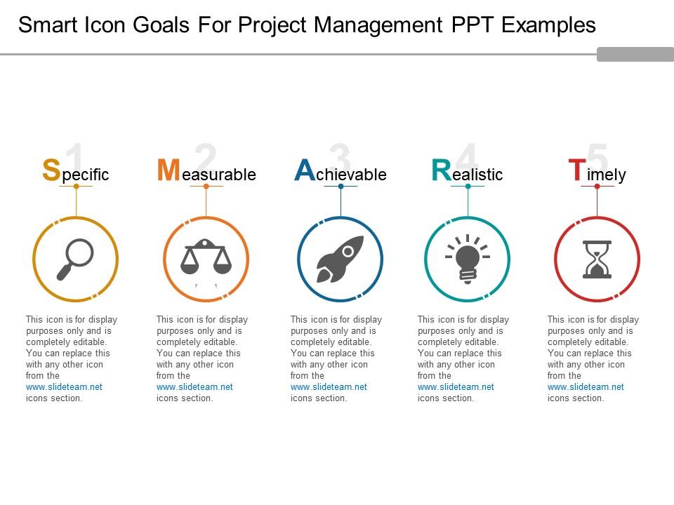 smart_icon_goals_for_project_management_ppt_examples_Slide01