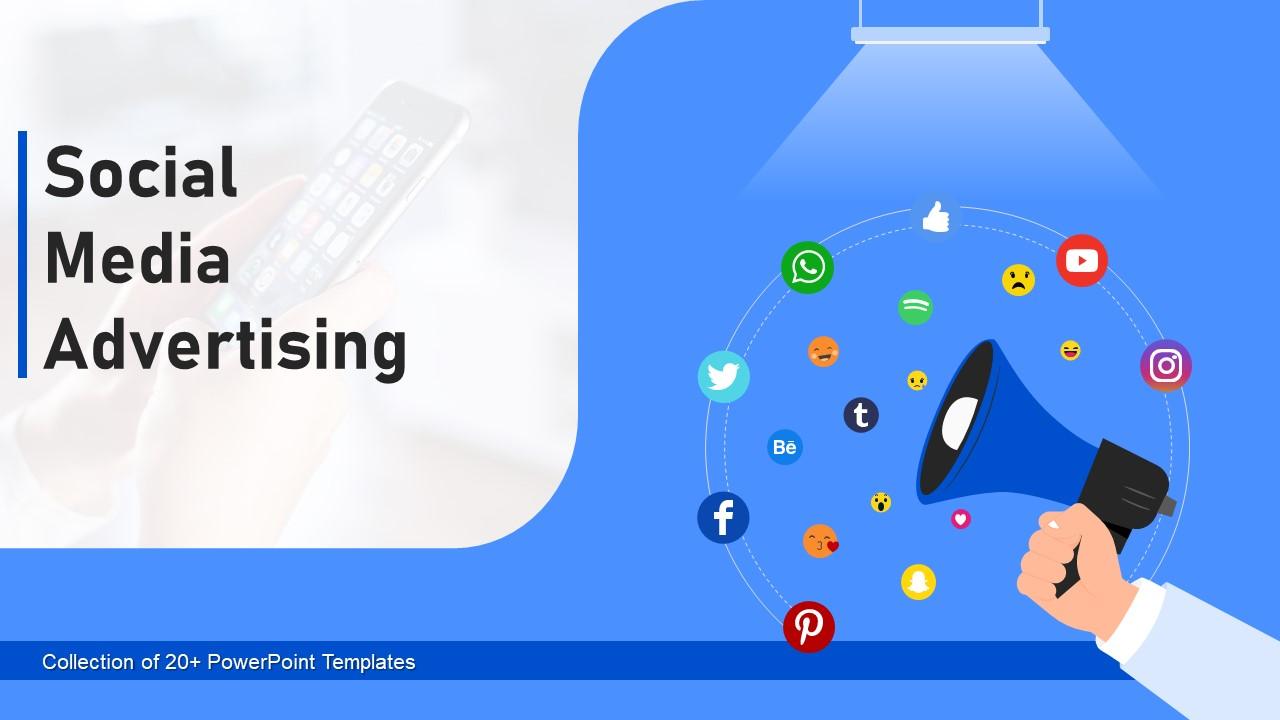 Social Media Advertising Powerpoint Ppt Template Bundles Presentation