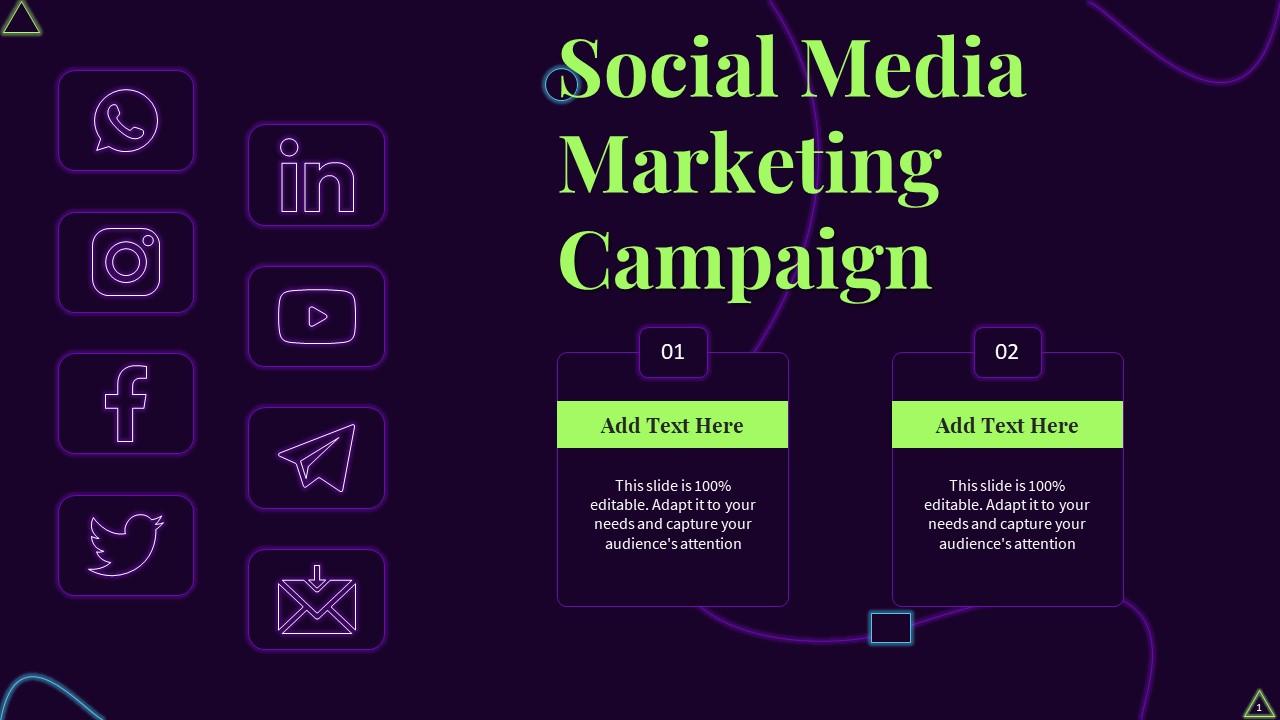 Social Media Marketing Campaign Slide01