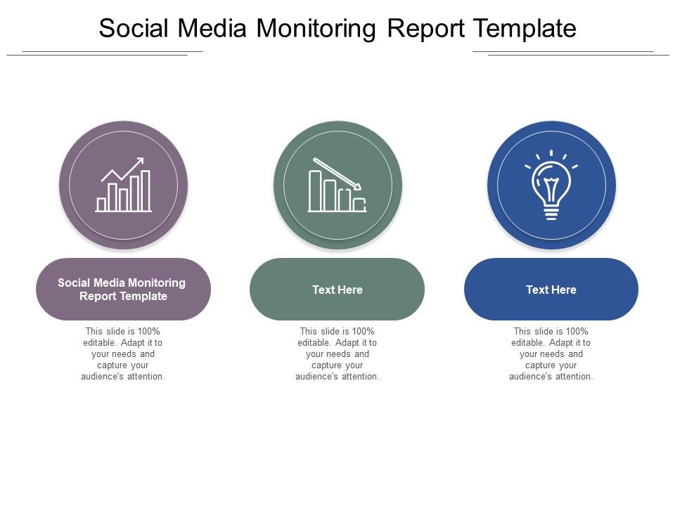 anfitrión Ministerio Consciente Social Media Monitoring Report Template Ppt Powerpoint Presentation Ideas  Designs Download Cpb | Presentation Graphics | Presentation PowerPoint  Example | Slide Templates