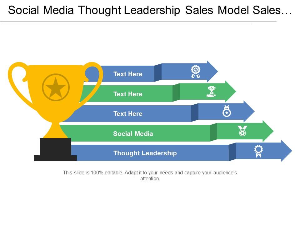 Social media thought leadership sales model sales tool Slide01