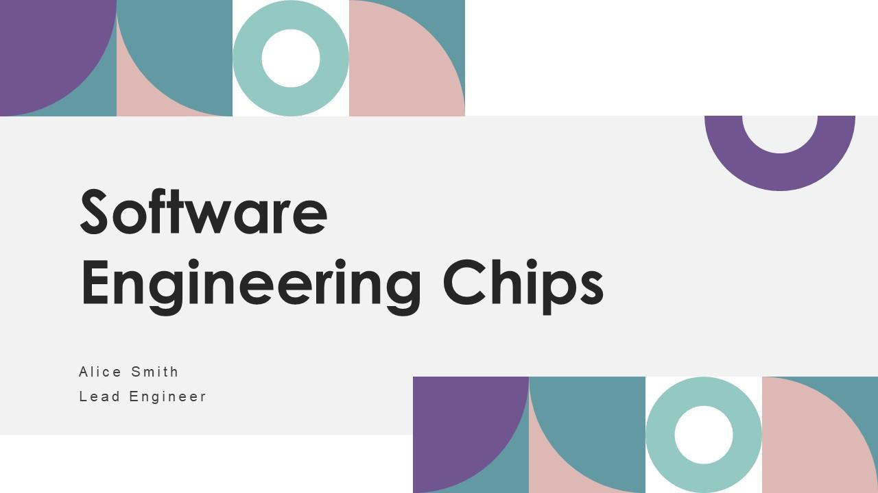 Software Engineering Chips PPT PowerPoint ACP PPT Slide