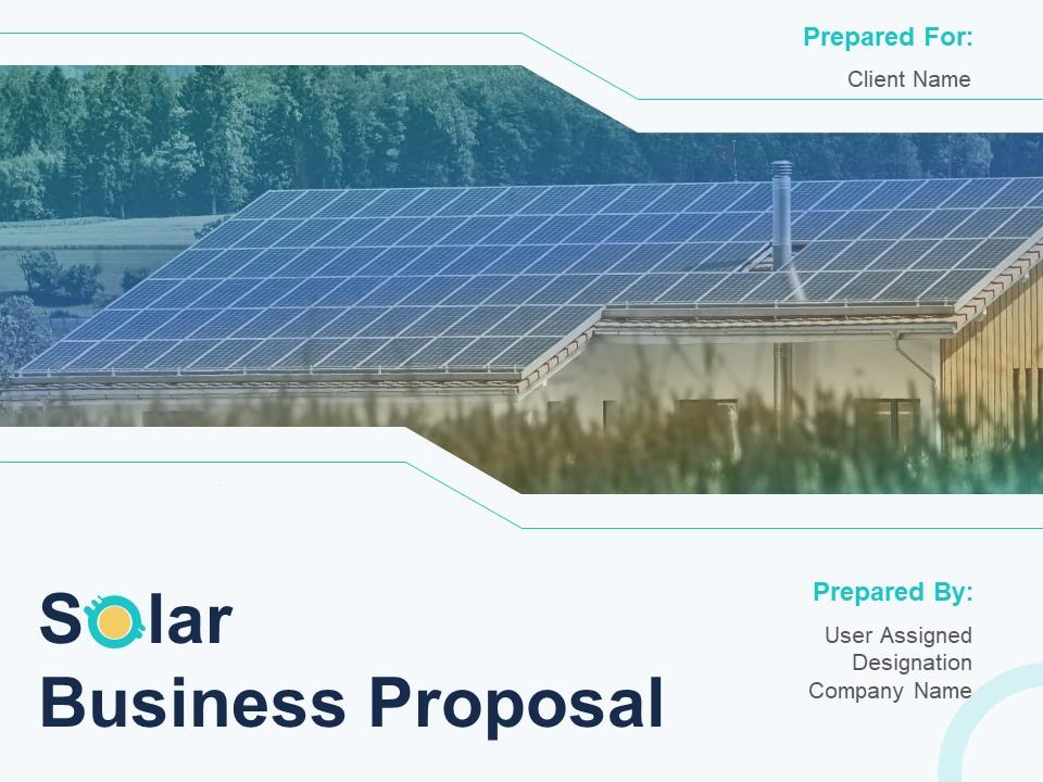 business plan for solar installation company
