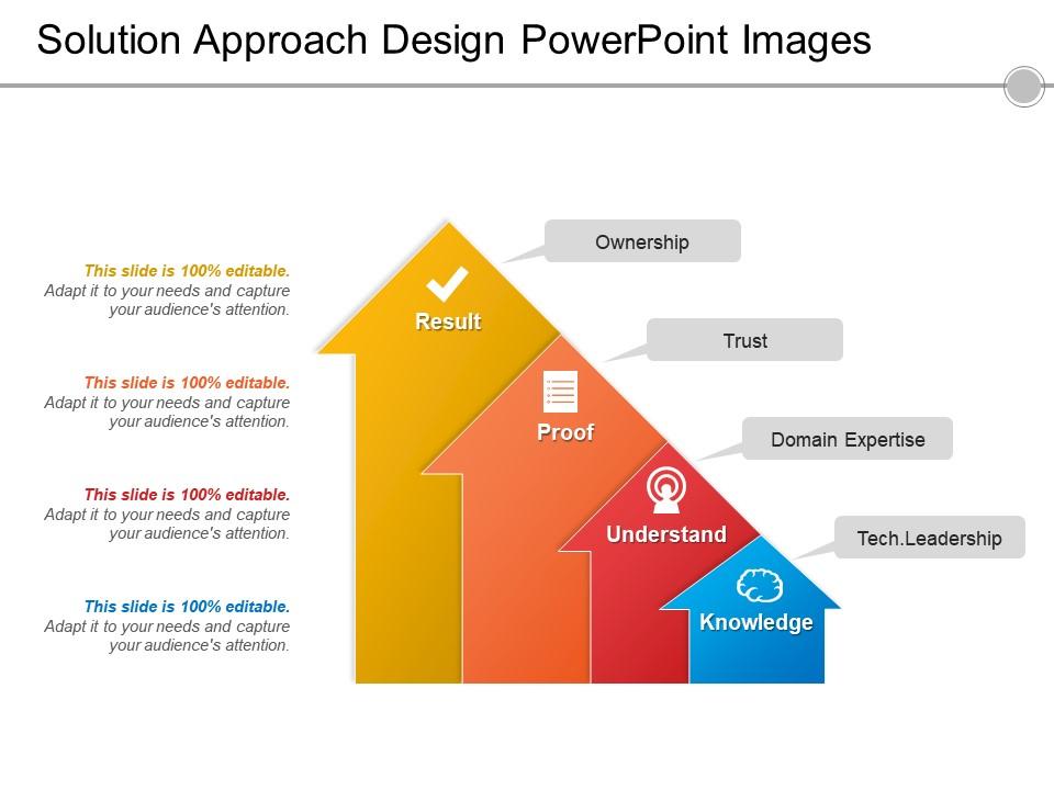 Solution approach design powerpoint images Slide00