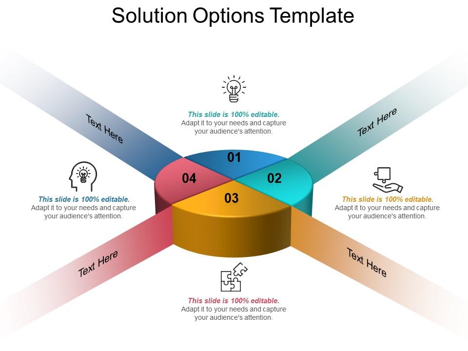 Solution options template ppt samples download Slide01
