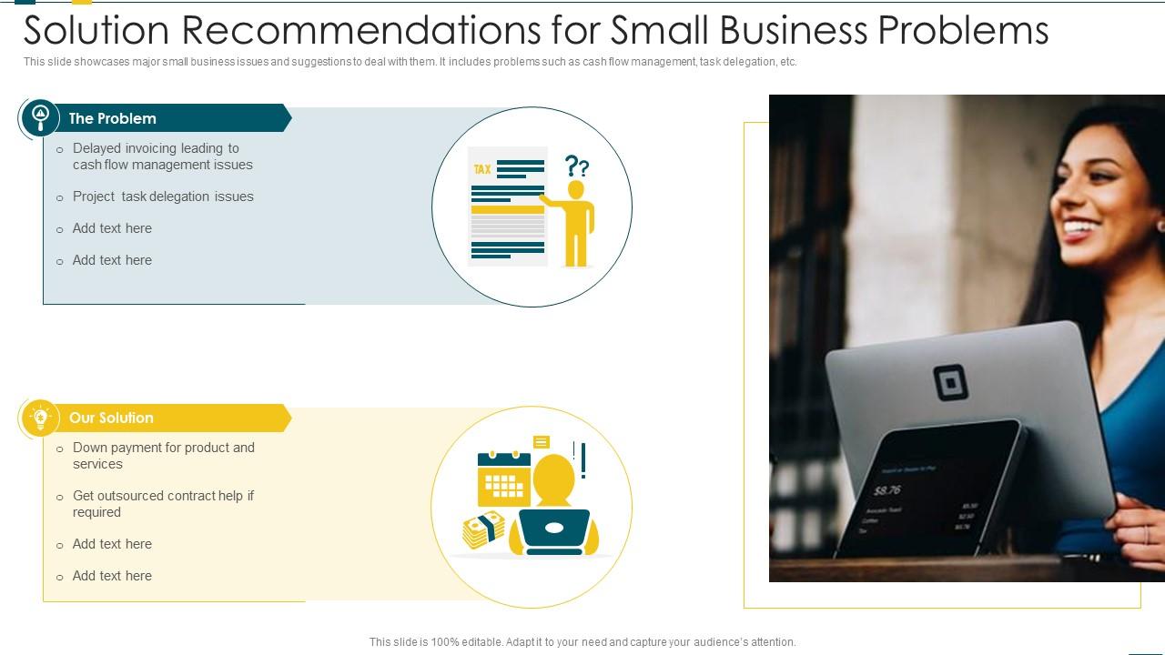 Solution Recommendations For Small Business Problems
