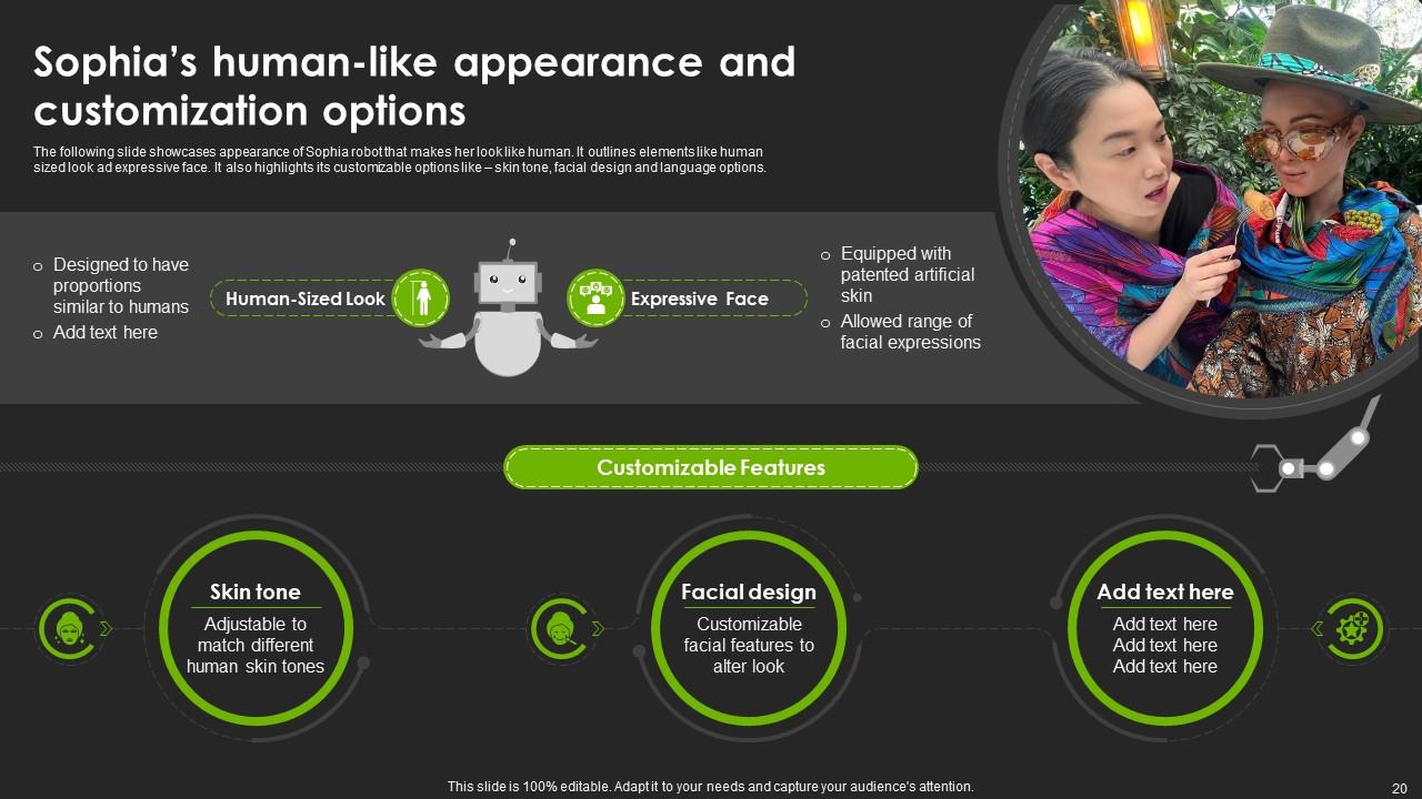 Sophia The First Social Humanoid Robot Powerpoint Presentation Slides ...