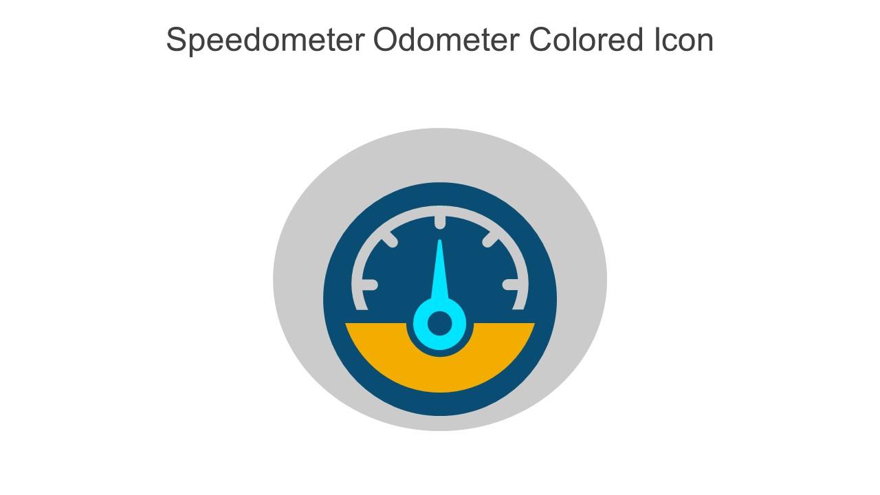 Speedometer Odometer Colored Icon In Powerpoint Pptx Png And Editable ...