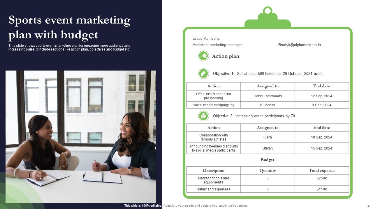 Sports Marketing Plan Powerpoint PPT Template Bundles