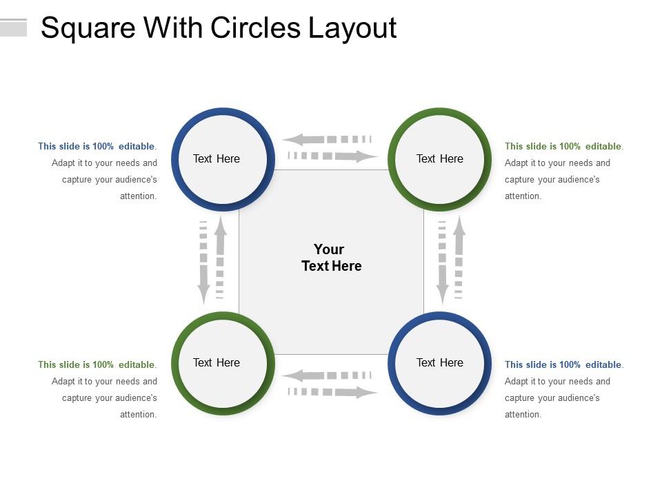 Square with circles layout Slide01