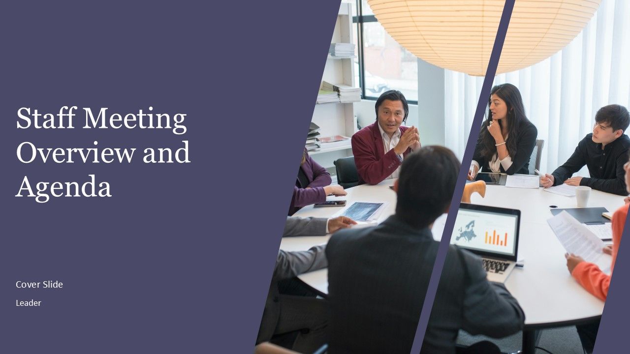 Staff Meeting Overview And Agenda PPT Structure ACP