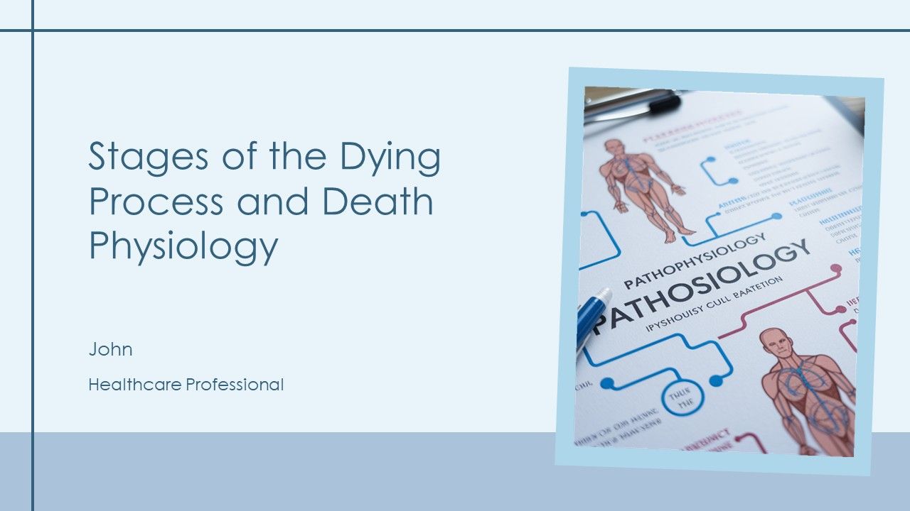 Stages Of The Dying Process And Death Physiology PPT Sample AT