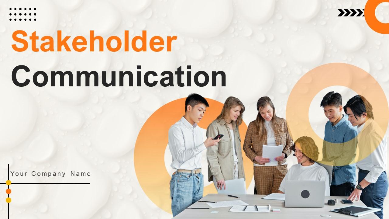 Stakeholder Communication Powerpoint Presentation Slides Strategy CD