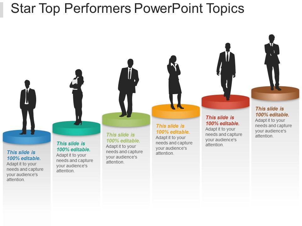 Star top performers powerpoint topics Slide00