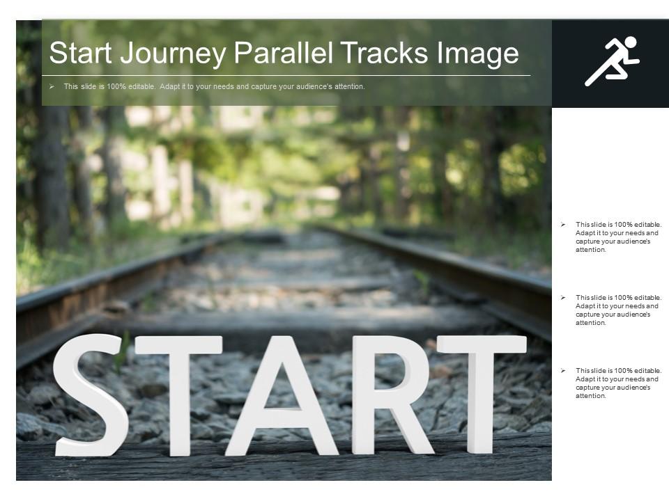 Start Journey Parallel Tracks Image Graphics Presentation